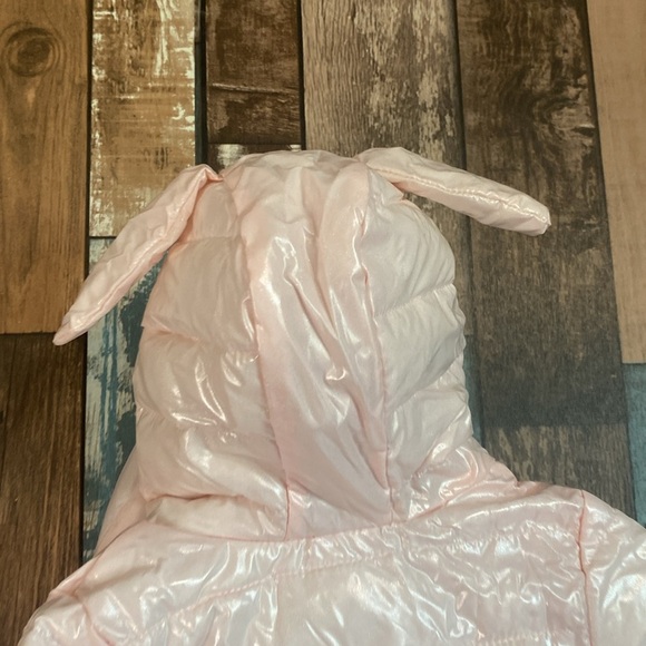 🐰Robeez pink sparkly bunny hoodie puffer jacket with matching bag - Picture 12 of 16
